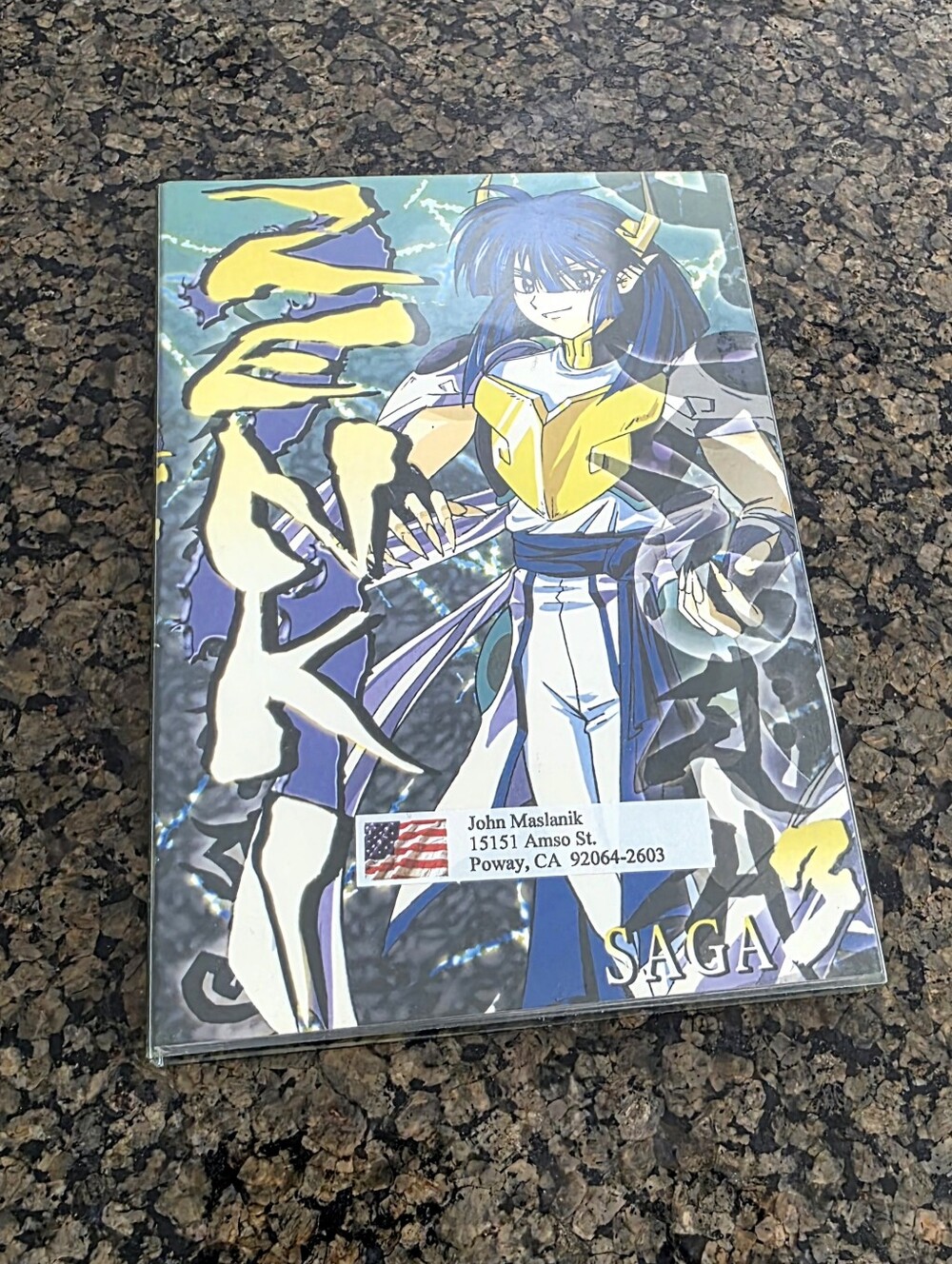 Zenki Saga 2-DVD Anime Series Volume 3 Manga Disc 5 and 6 A13905 Rare